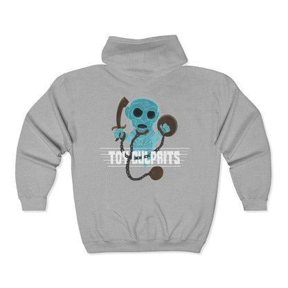 Toy Culprits Blue Ghost | Mythic Legions | Fan Art | Full Zip Hoodie