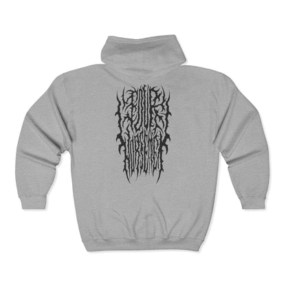 4H Metal Logo Black | Mythic Legions | Full Zip Hoodie