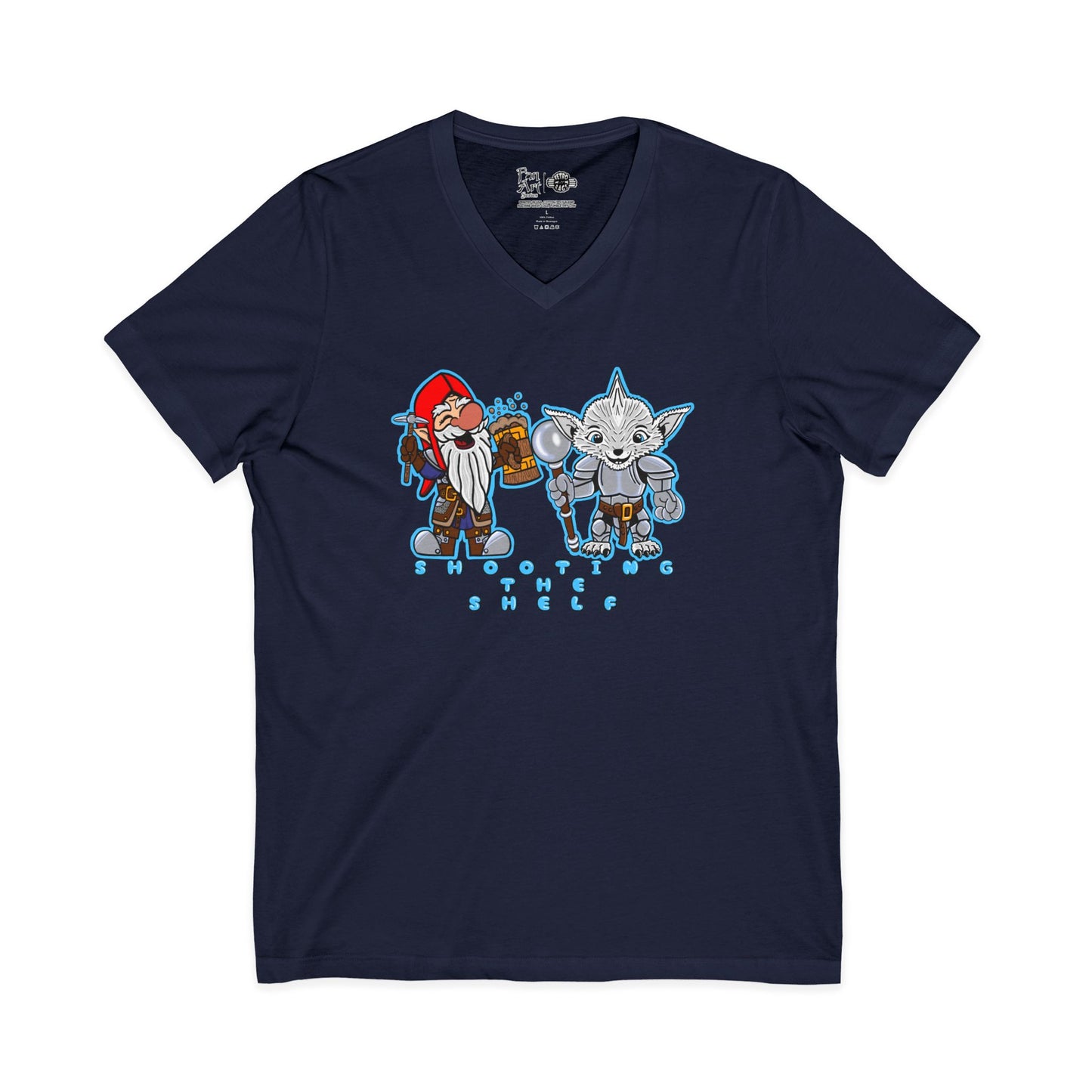 Shooting the Shelf | Mythic Legions | Fan Art | V-Neck T-Shirt