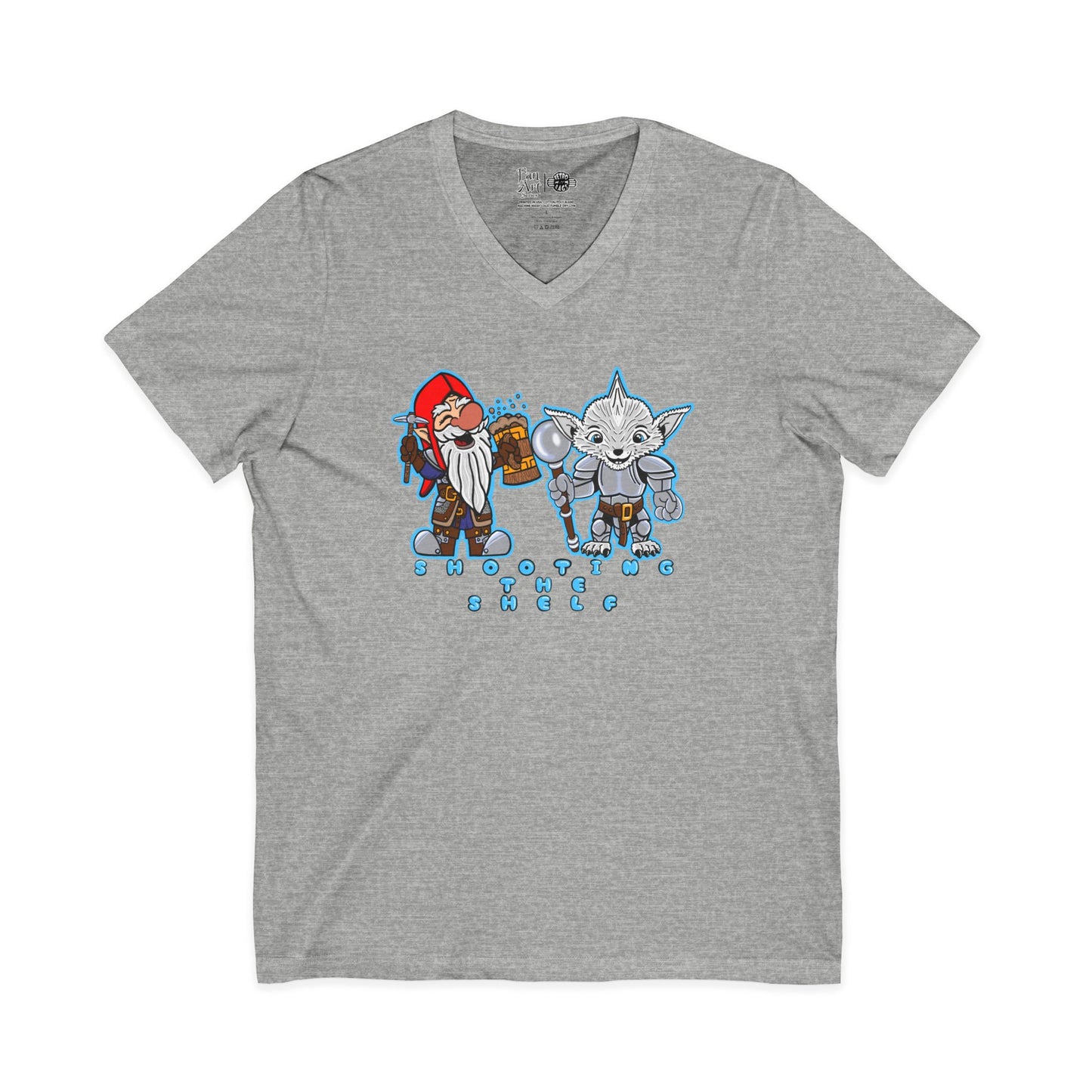 Shooting the Shelf | Mythic Legions | Fan Art | V-Neck T-Shirt