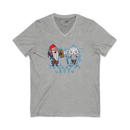 Shooting the Shelf | Mythic Legions | Fan Art | V-Neck T-Shirt