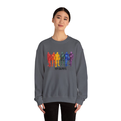 Rainbow Ghosts w/ Toy Culprits Black Logo | Mythic Legions | Fan Art | Sweatshirt