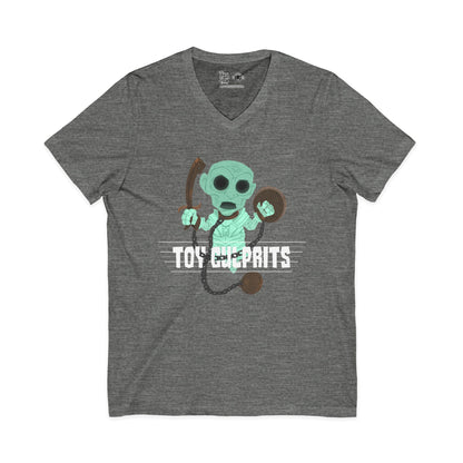 Toy Culprits Green Ghost | Mythic Legions | Fan Art | V-Neck T-Shirt