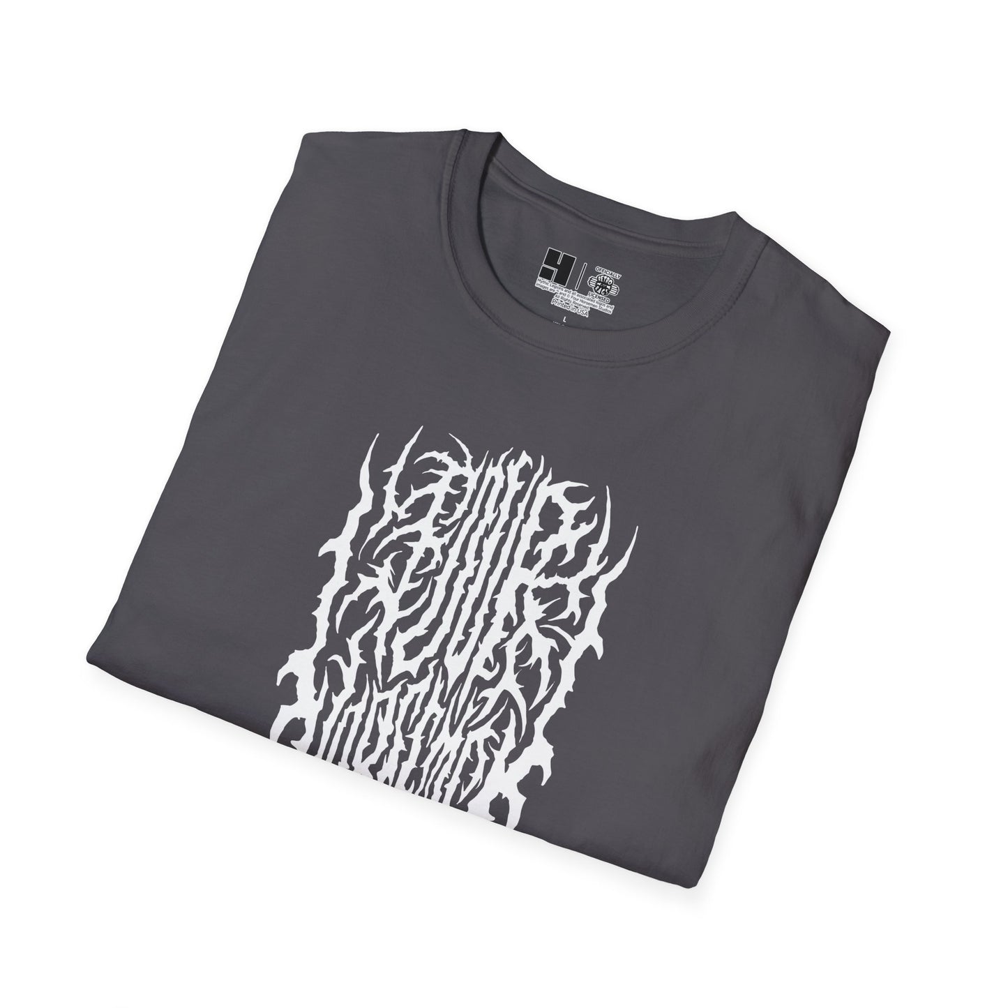 4H Metal Logo White | Mythic Legions | Soft T-Shirt
