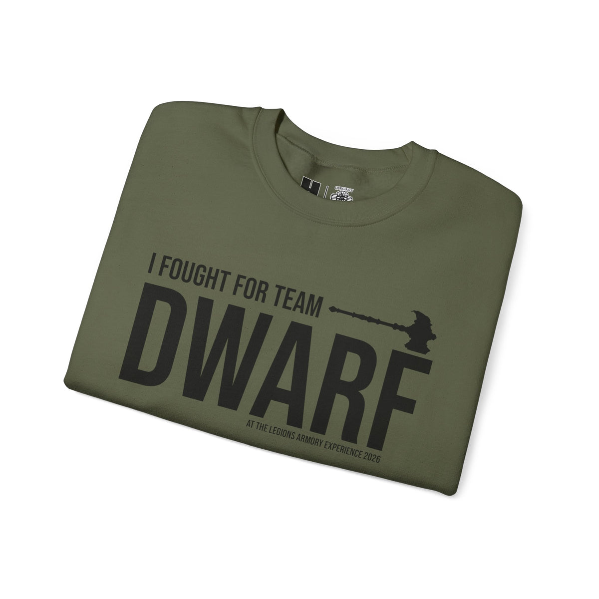 Team Dwarf Legions Con 2026 (Black Logo) | Mythic Legions | Sweatshirt