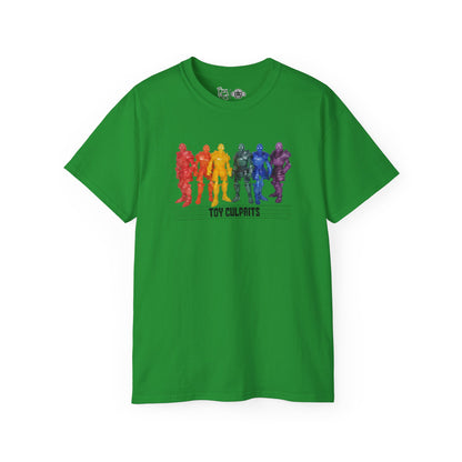 Rainbow Ghosts w/ Toy Culprits Black Logo | Mythic Legions | Fan Art | Standard T-Shirt