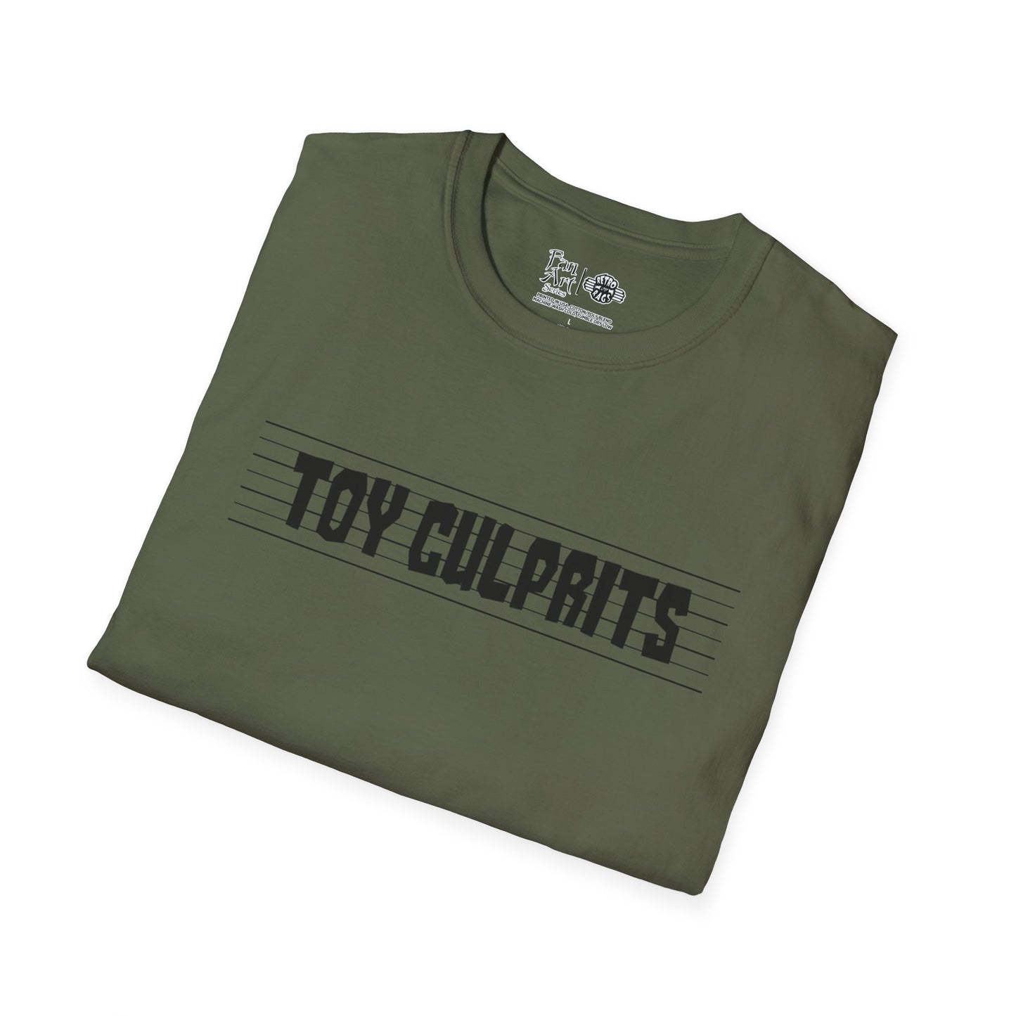 Toy Culprits Black Logo | Mythic Legions | Fan Art | Soft T-Shirt