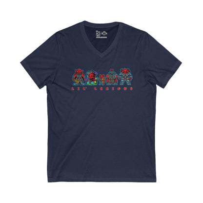 Lil' Legions | Mythic Legions | Fan Art | V-Neck T-Shirt