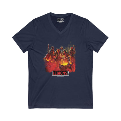 Furious Four | LegionsCon | Mythic Legions | V-Neck T-Shirt