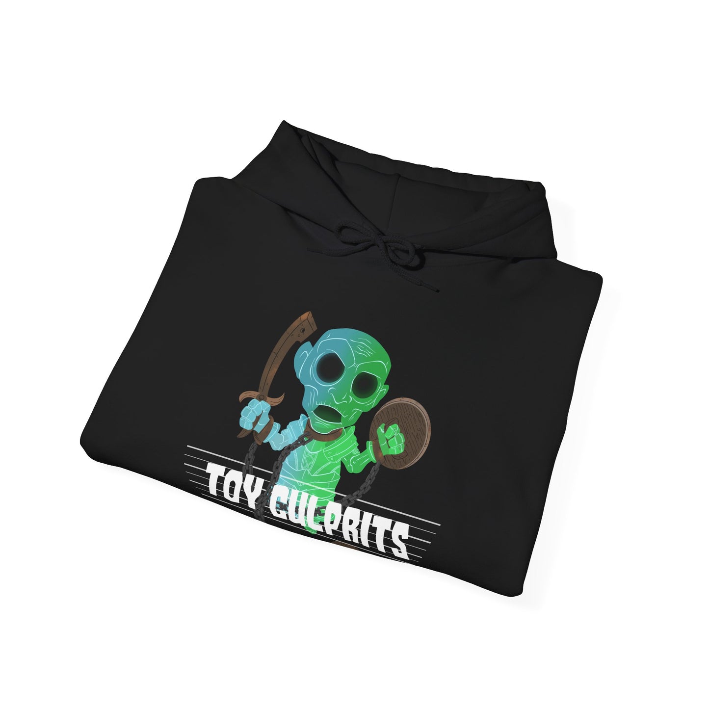 Toy Culprits Blue & Green Ghost | Mythic Legions | Fan Art | Pullover Hoodie
