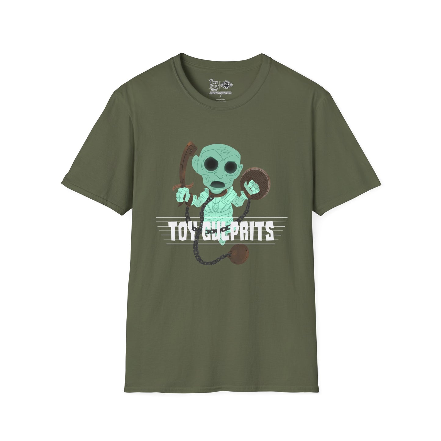 Toy Culprits Green Ghost | Mythic Legions | Fan Art | Soft T-Shirt