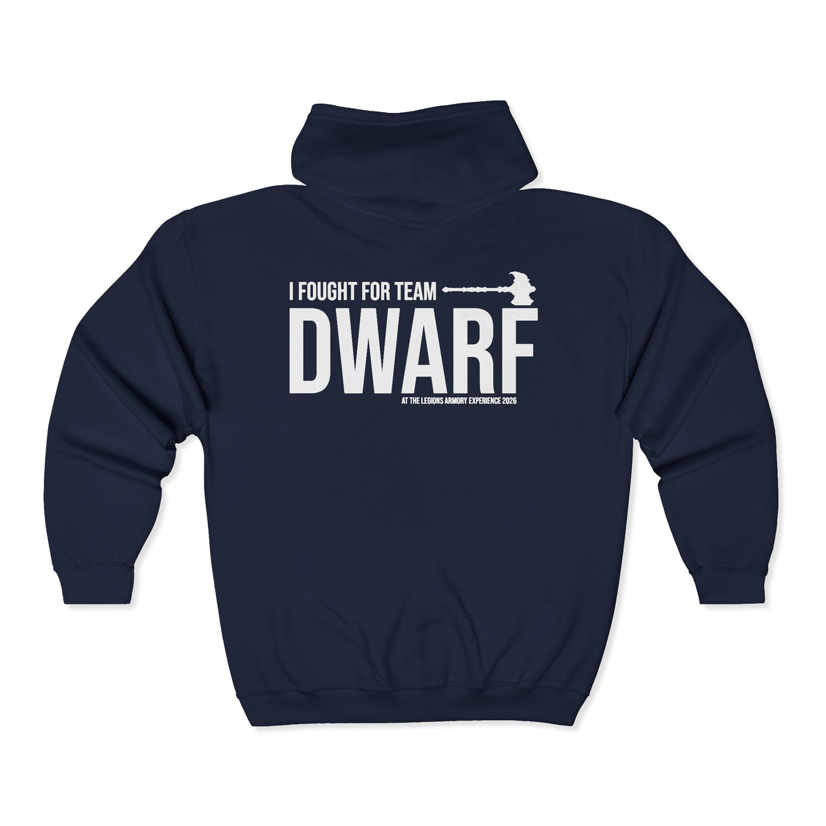 Team Dwarf Legions Con 2026  | Mythic Legions | Full Zip Hoodie