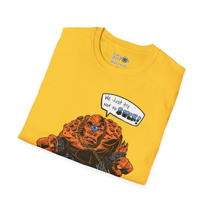 CB's Birthday Brontus | Mythic Legions | Fan Art | Soft T-Shirt