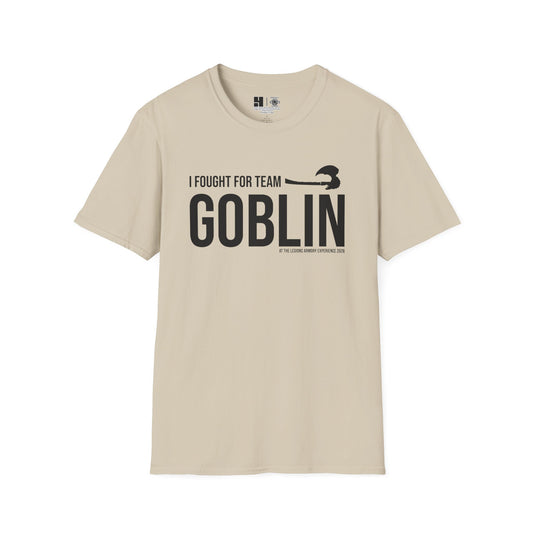 Team Goblin Legions Con 2026 (Black Logo) | Mythic Legions | Soft T-Shirt