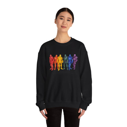 Rainbow Ghosts w/ Toy Culprits Black Logo | Mythic Legions | Fan Art | Sweatshirt