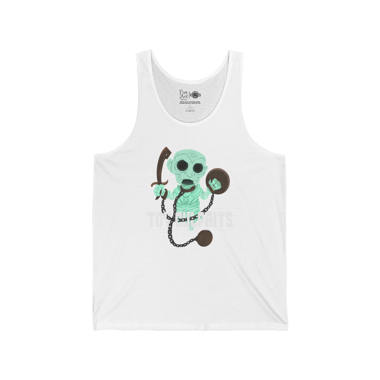Toy Culprits Green Ghost | Mythic Legions | Fan Art | Tank Top