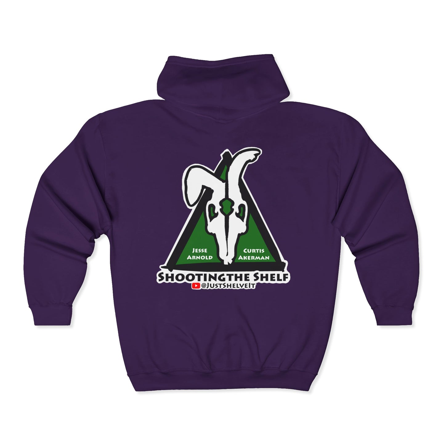 Shooting the Shelf Logo | Mythic Legions | Fan Art | Full Zip Hoodie