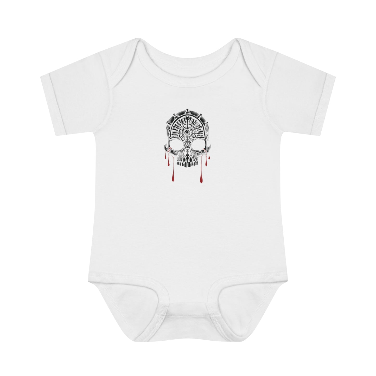 Masque of the Red Death, The | Black/Red | Figura Obscura | Baby Bodysuit