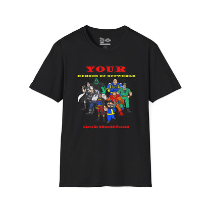 Heroes of Offworld | Mythic Legions | Fan Art | Soft T-Shirt