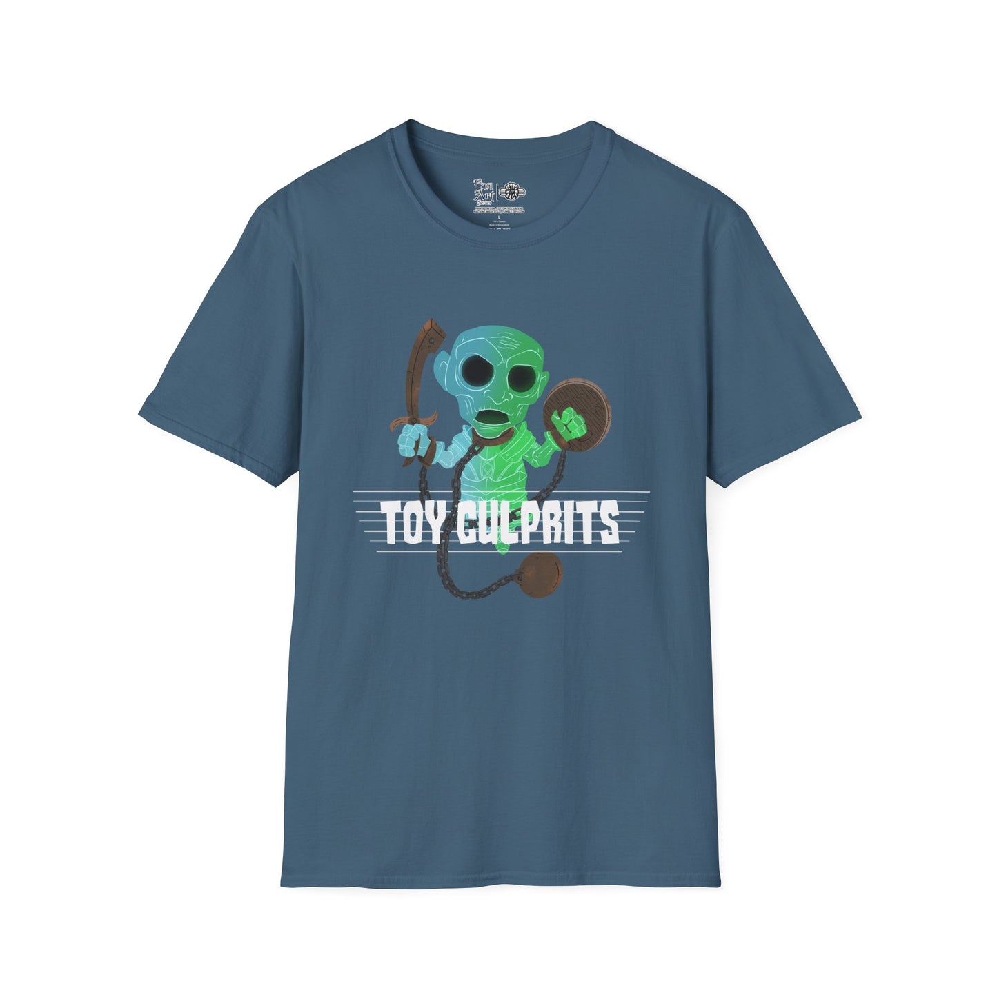 Toy Culprits Blue & Green Ghost | Mythic Legions | Fan Art | Soft T-Shirt