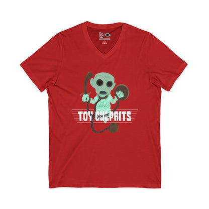 Toy Culprits Green Ghost | Mythic Legions | Fan Art | V-Neck T-Shirt
