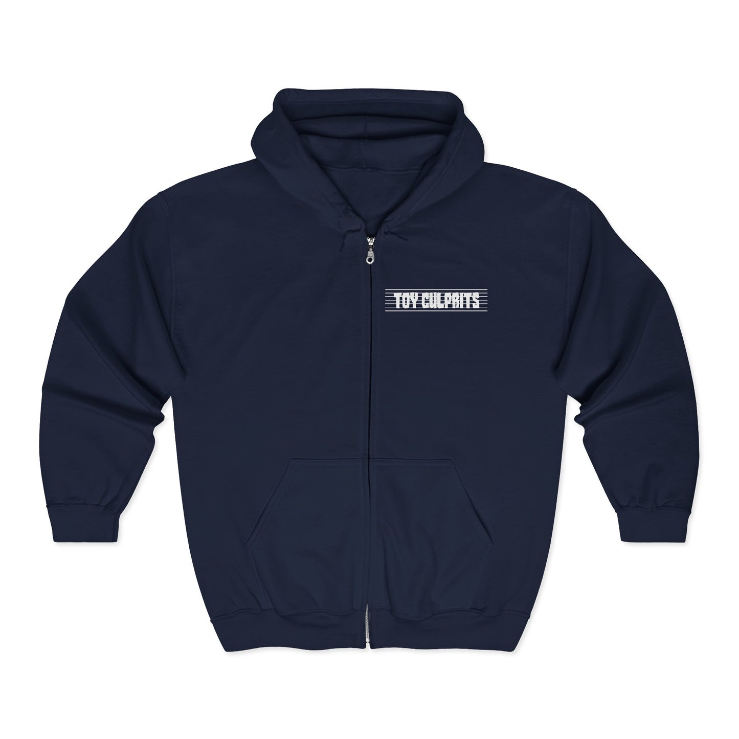 Toy Culprits White Logo | Mythic Legions | Fan Art | Full Zip Hoodie