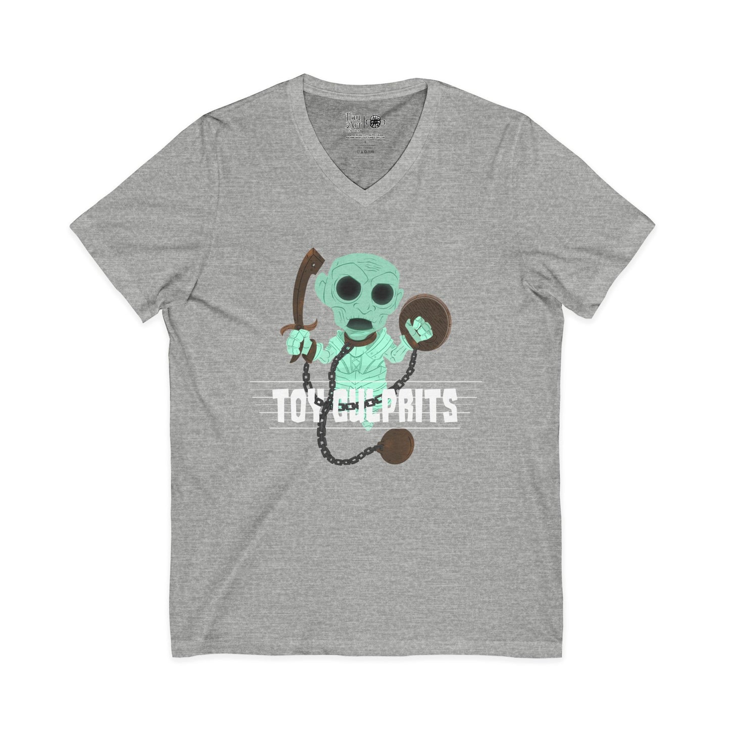 Toy Culprits Green Ghost | Mythic Legions | Fan Art | V-Neck T-Shirt