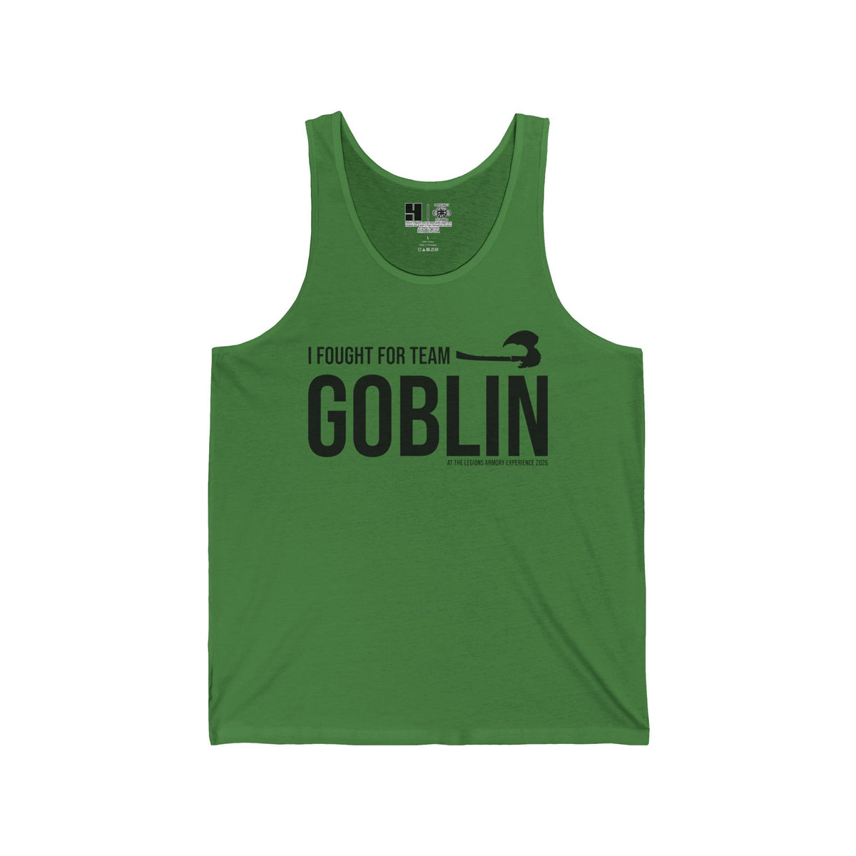Team Goblin Legions Con 2026 (Black Logo) | Mythic Legions | Tank Top