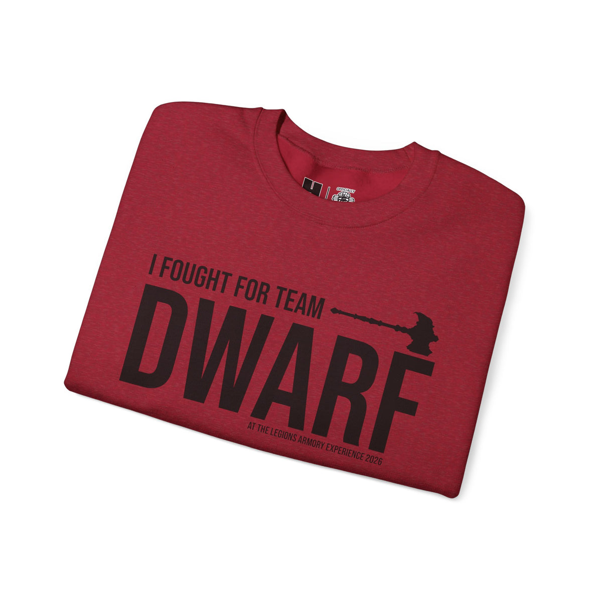 Team Dwarf Legions Con 2026 (Black Logo) | Mythic Legions | Sweatshirt