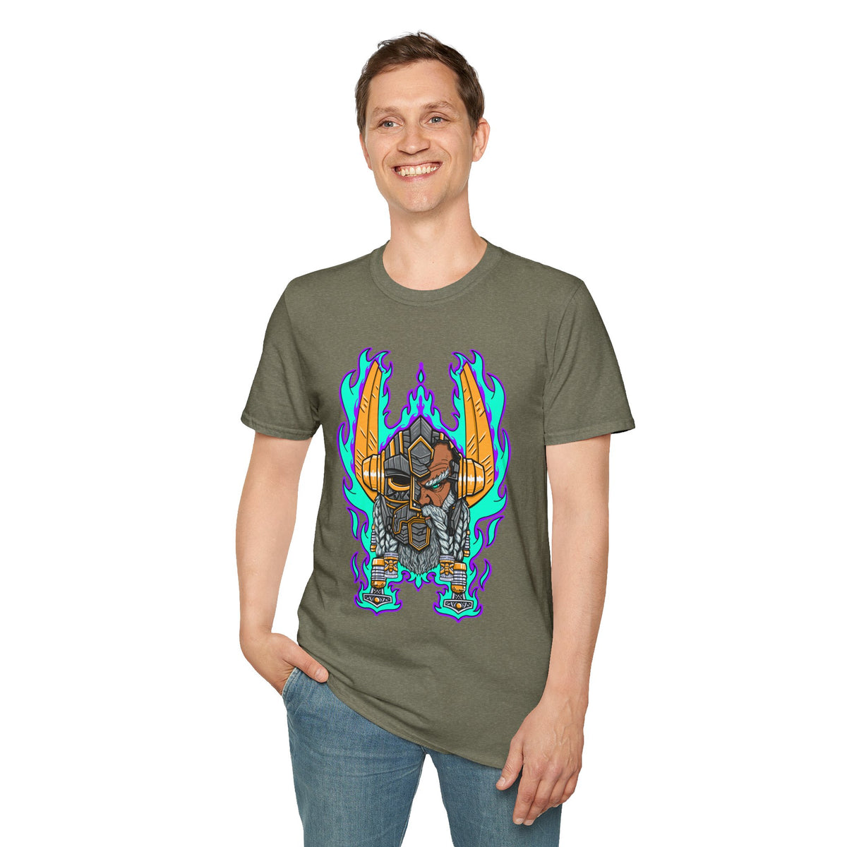 Dwarf “Battle Damage”  | Mythic Legions | Fan Art | Soft T-Shirt