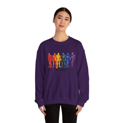 Rainbow Ghosts w/ Toy Culprits Black Logo | Mythic Legions | Fan Art | Sweatshirt