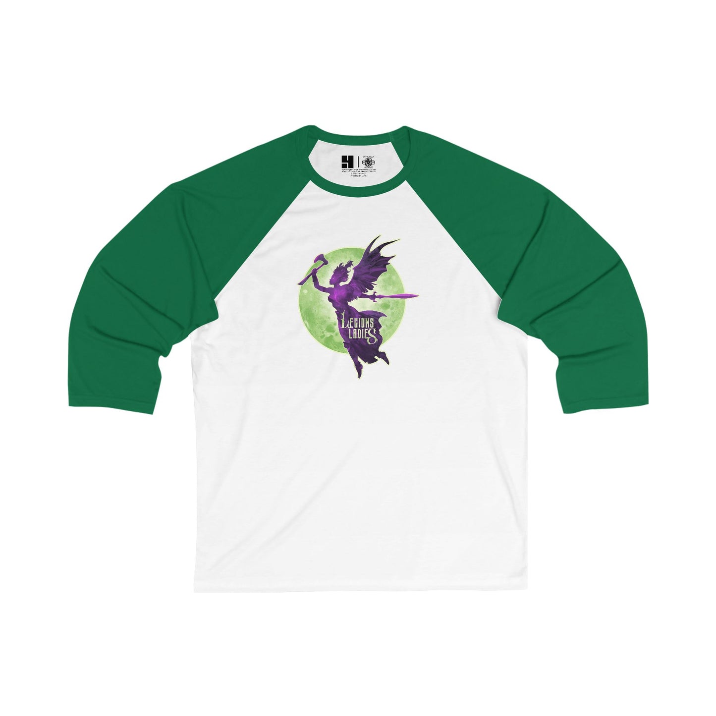 Legions Ladies | Fan Art | Mythic Legions | 3\4 Sleeve Baseball T-Shirt