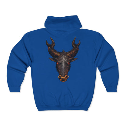The Jersey Devil | Figura Obscura | Full Zip Hoodie