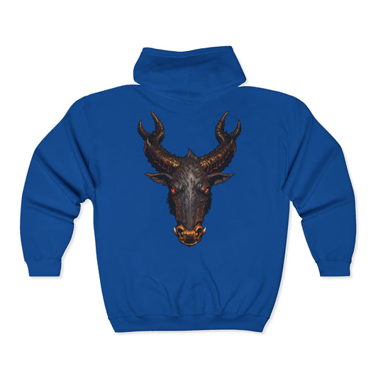 The Jersey Devil | Figura Obscura | Full Zip Hoodie