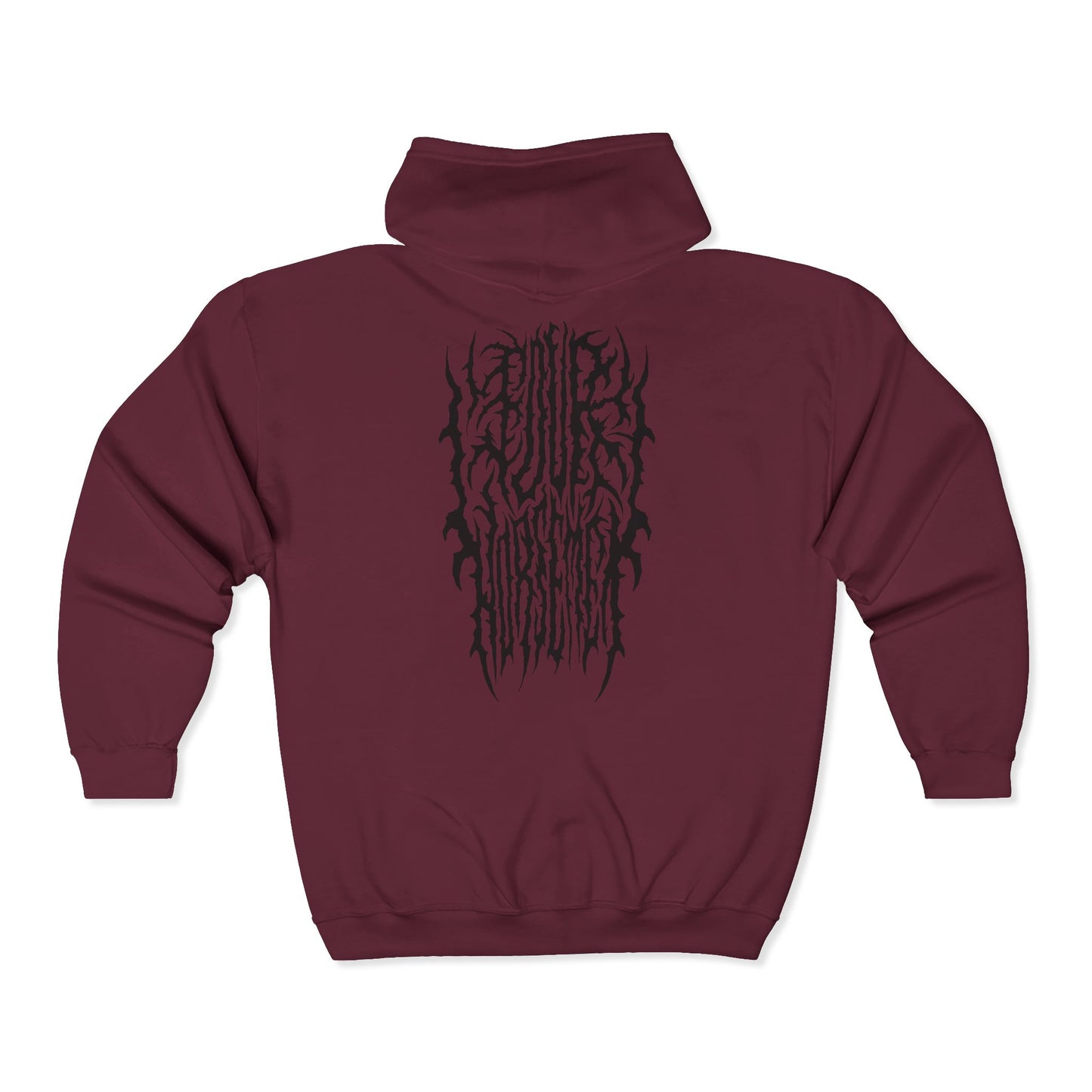 4H Metal Logo Black | Mythic Legions | Full Zip Hoodie