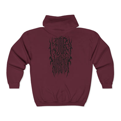 4H Metal Logo Black | Mythic Legions | Full Zip Hoodie