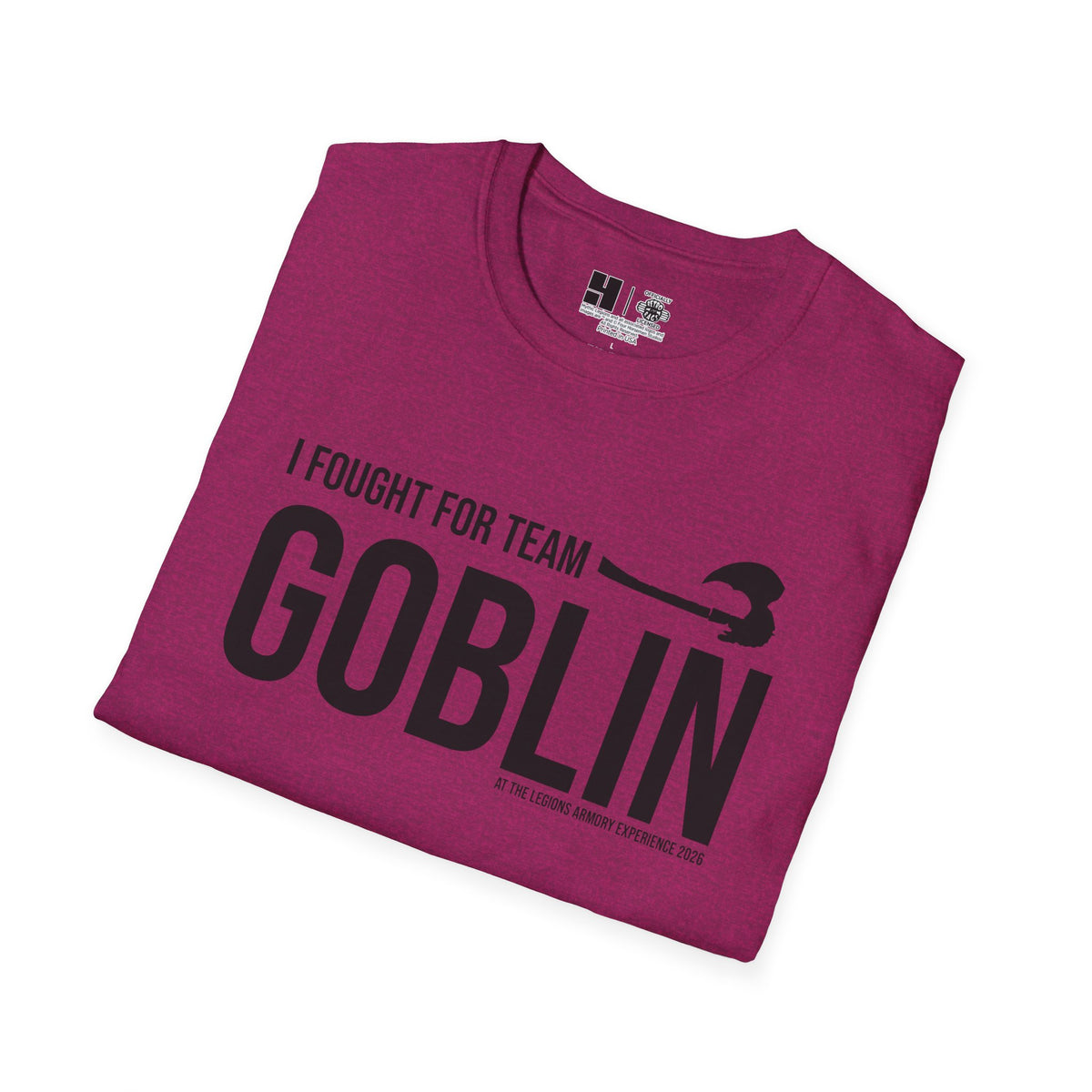 Team Goblin Legions Con 2026 (Black Logo) | Mythic Legions | Soft T-Shirt