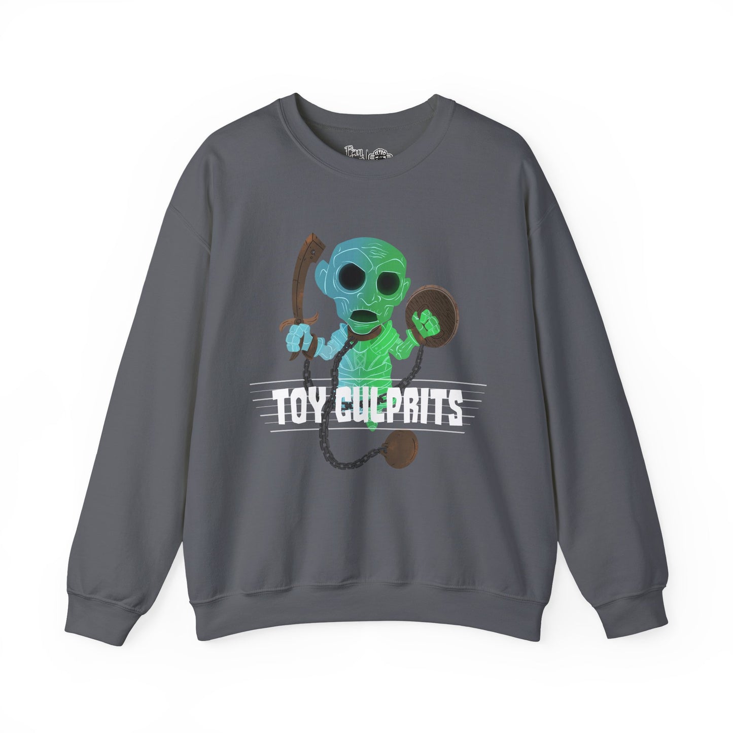 Toy Culprits Blue & Green Ghost | Mythic Legions | Fan Art | Sweatshirt