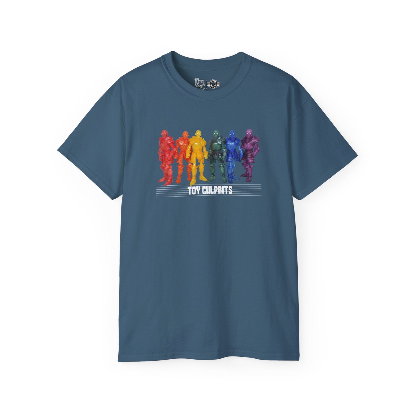 Rainbow Ghosts w/ Toy Culprits White Logo | Mythic Legions | Fan Art | Standard T-Shirt