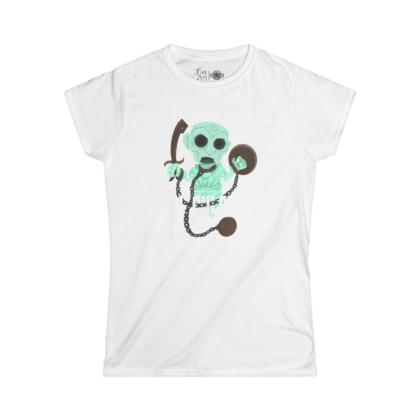 Toy Culprits Green Ghost | Mythic Legions | Fan Art | Women's T-Shirt