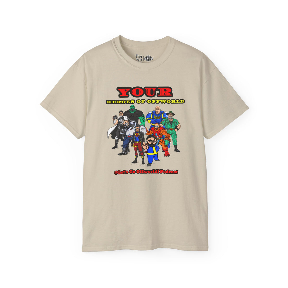 Heroes of Offworld | Mythic Legions | Fan Art | Standard T-Shirt