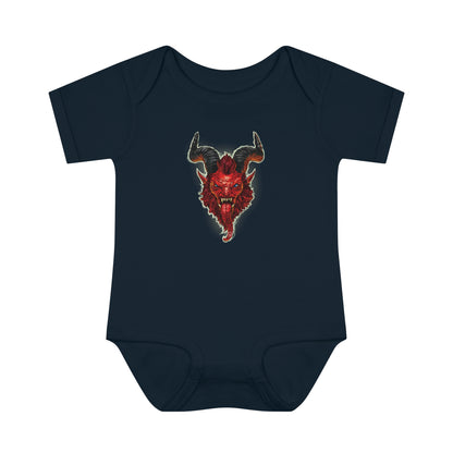 Krampus v2 Red | Figura Obscura | Baby Bodysuit