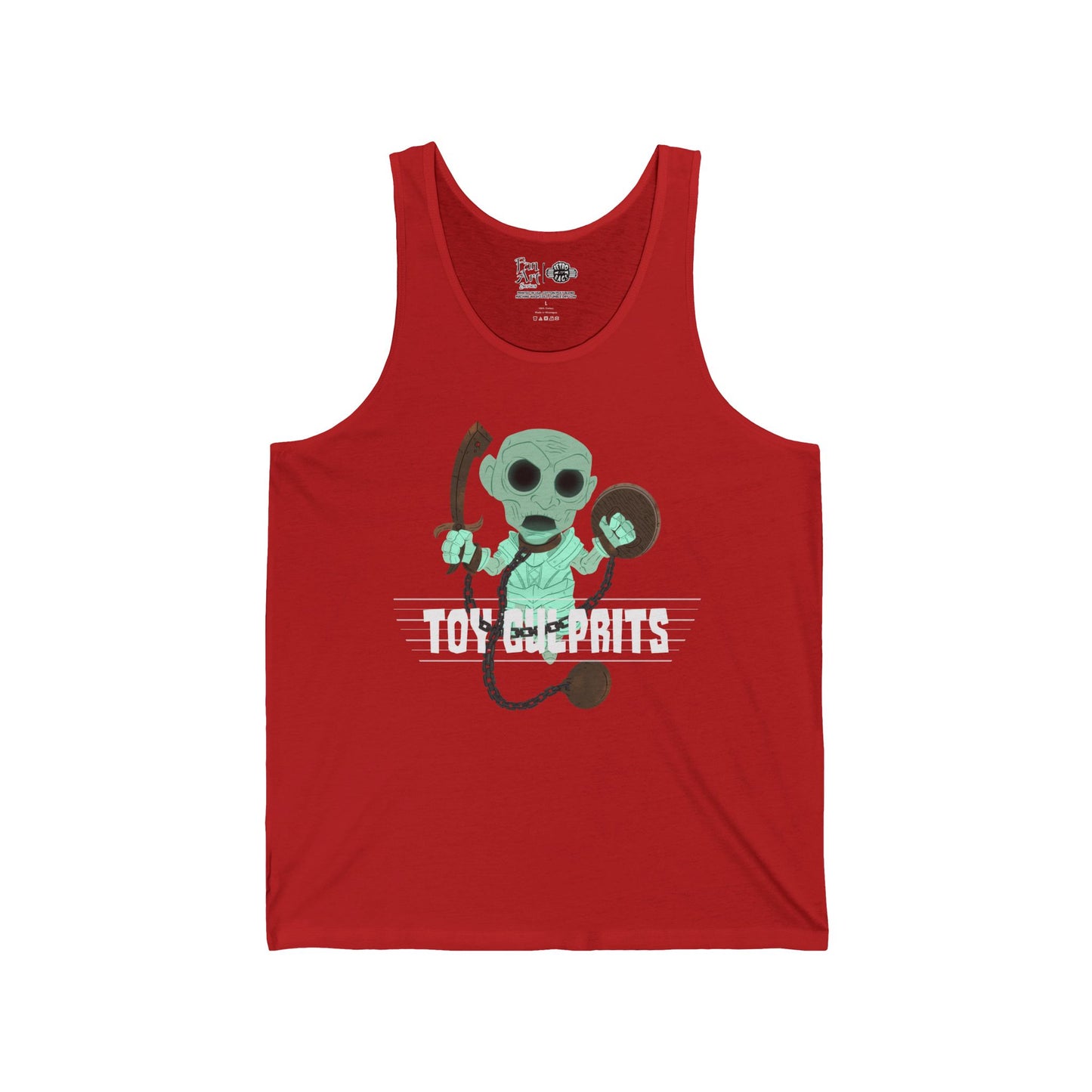 Toy Culprits Green Ghost | Mythic Legions | Fan Art | Tank Top