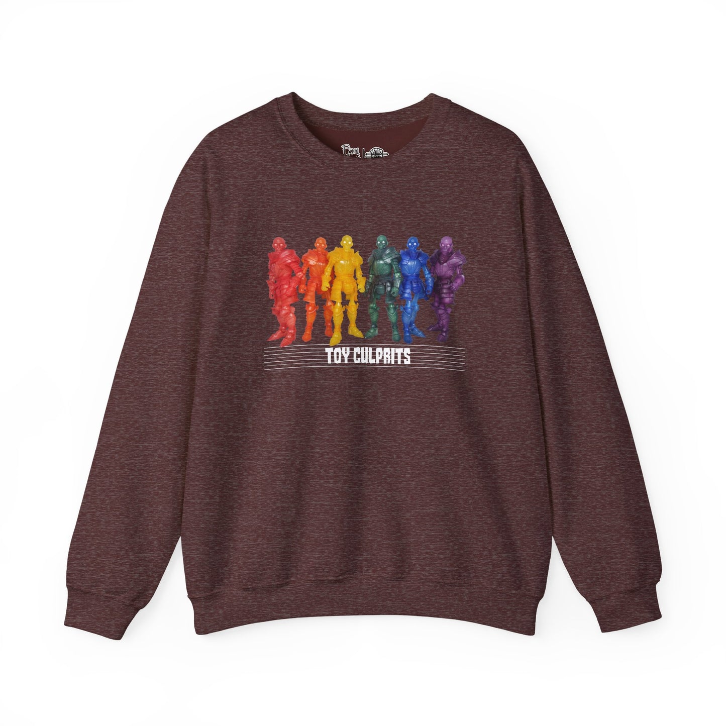 Rainbow Ghosts w/ Toy Culprits White Logo | Mythic Legions | Fan Art | Sweatshirt
