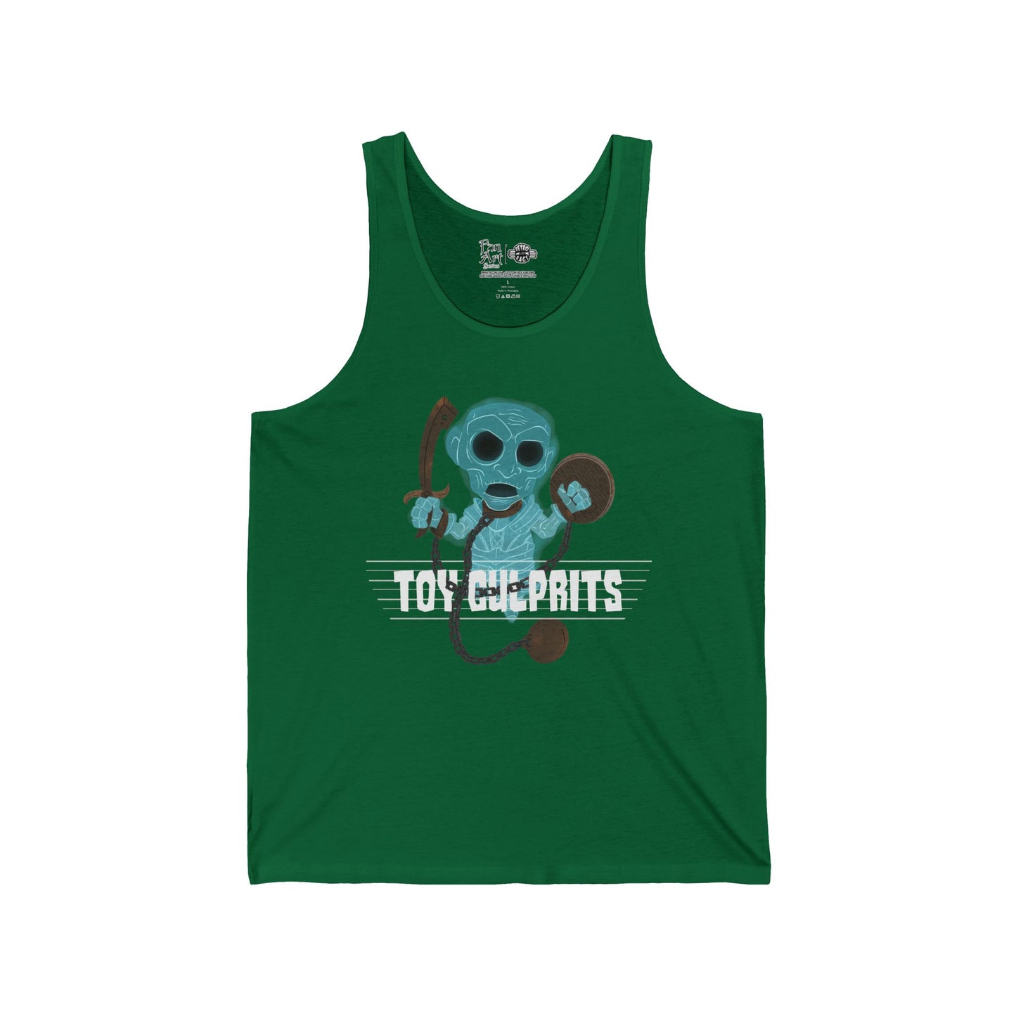 Toy Culprits Blue Ghost | Mythic Legions | Fan Art | Tank Top