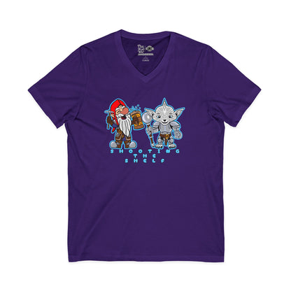 Shooting the Shelf | Mythic Legions | Fan Art | V-Neck T-Shirt