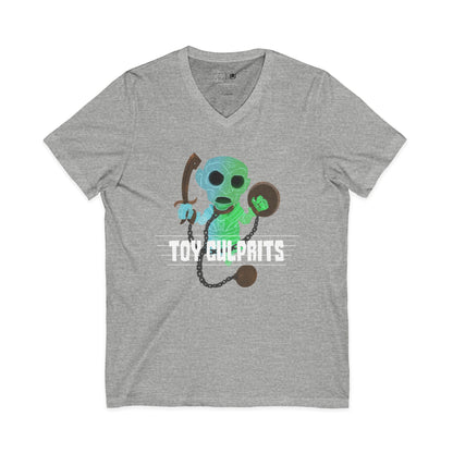 Toy Culprits Blue & Green Ghost | Mythic Legions | Fan Art | V-Neck T-Shirt