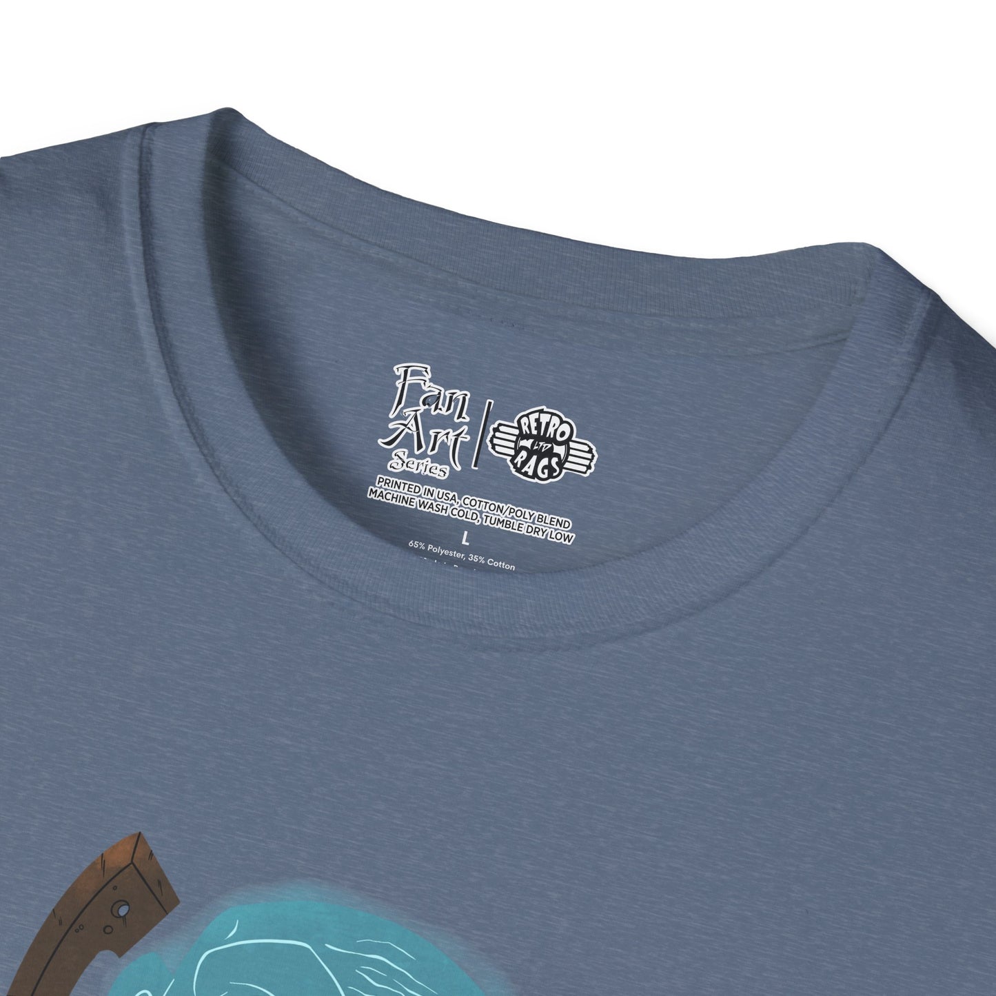 Toy Culprits Blue Ghost | Mythic Legions | Fan Art | Soft T-Shirt