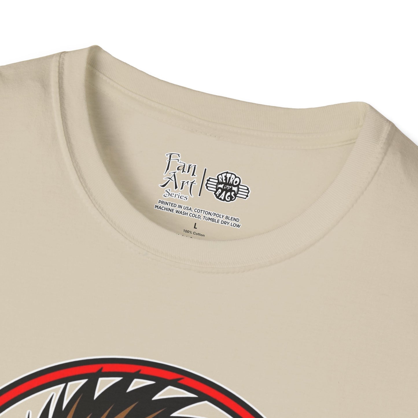 Hedgehog Action Logo | Mythic Legions | Fan Art | Soft T-Shirt