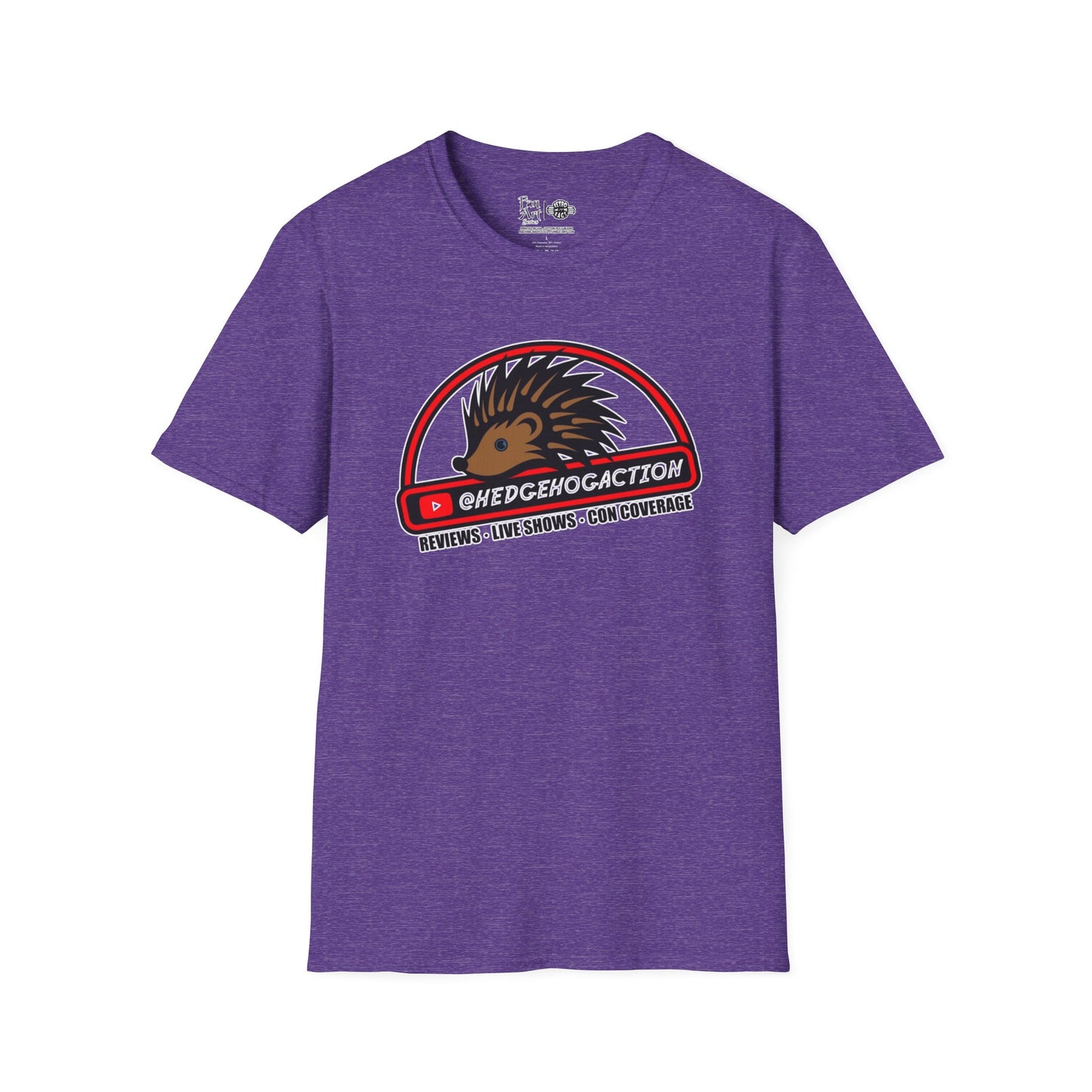 Hedgehog Action Logo | Mythic Legions | Fan Art | Soft T-Shirt